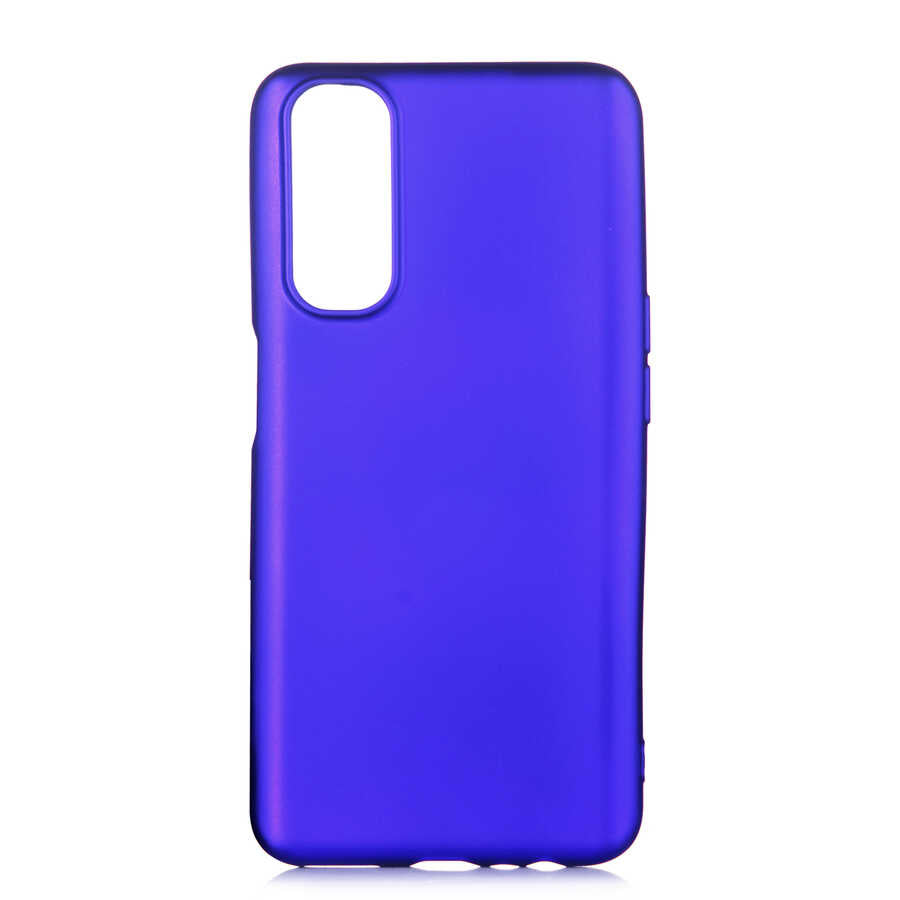 Realme 7 Kılıf Zore Premier Silikon Kılıf - Saks Mavi