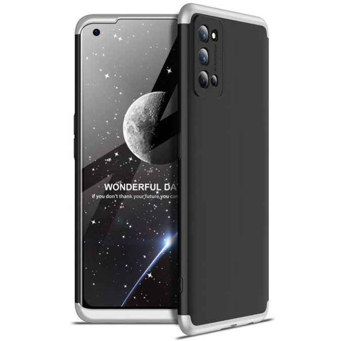 Realme 7 Pro Kılıf Zore Ays Kılıf - Siyah-Gri
