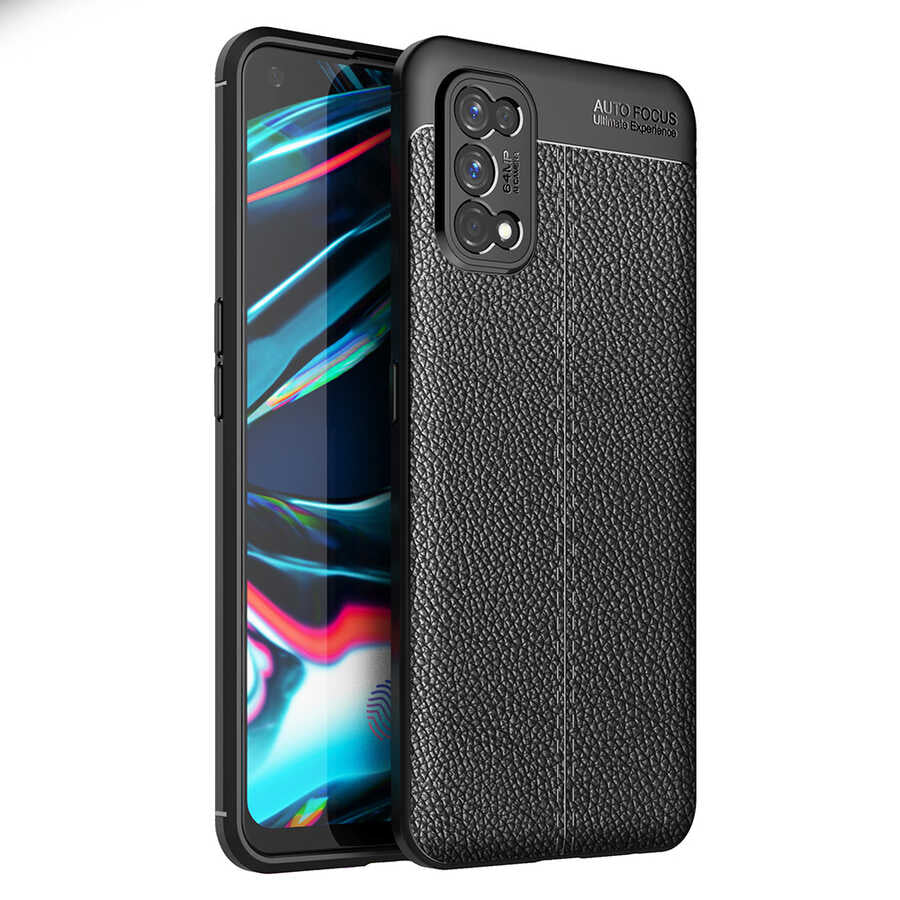 Realme 7 Pro Kılıf Zore Niss Silikon Kılıf - Siyah