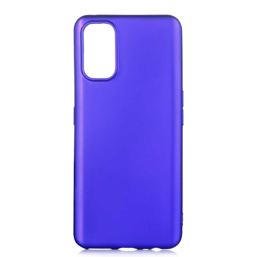 Realme 7 Pro Kılıf Zore Premier Silikon Kılıf - Saks Mavi