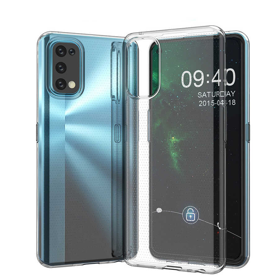 Realme 7 Pro Kılıf Zore Süper Silikon Kılıf - Renksiz