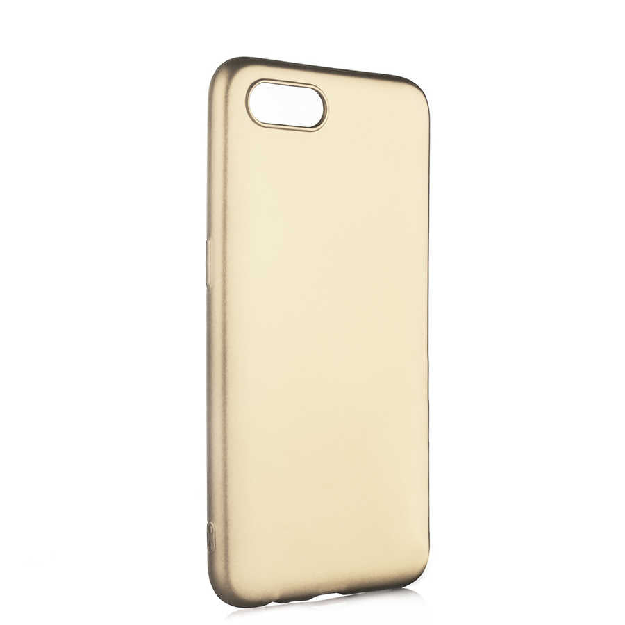 Realme C2 Kılıf Zore Premier Silikon Kılıf - Gold