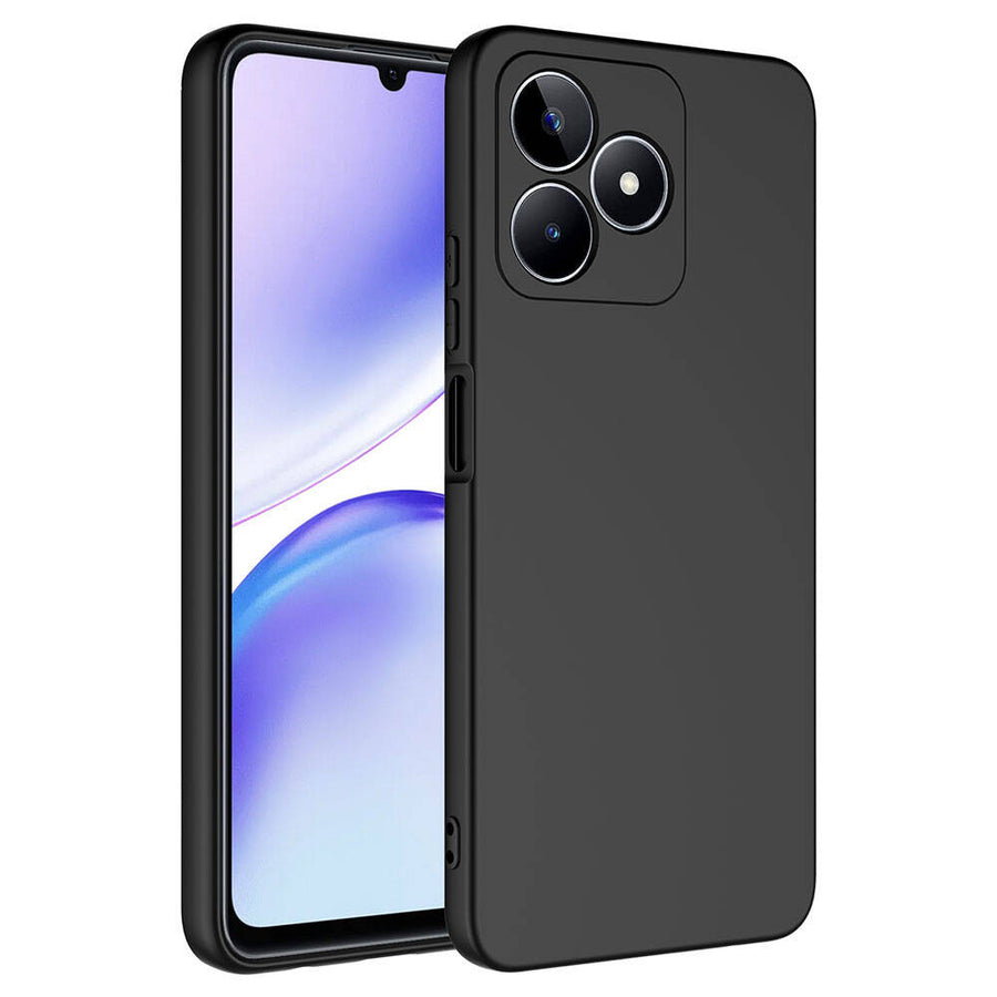 Realme C53 Kılıf Zore Mara Lansman Kılıf - Siyah