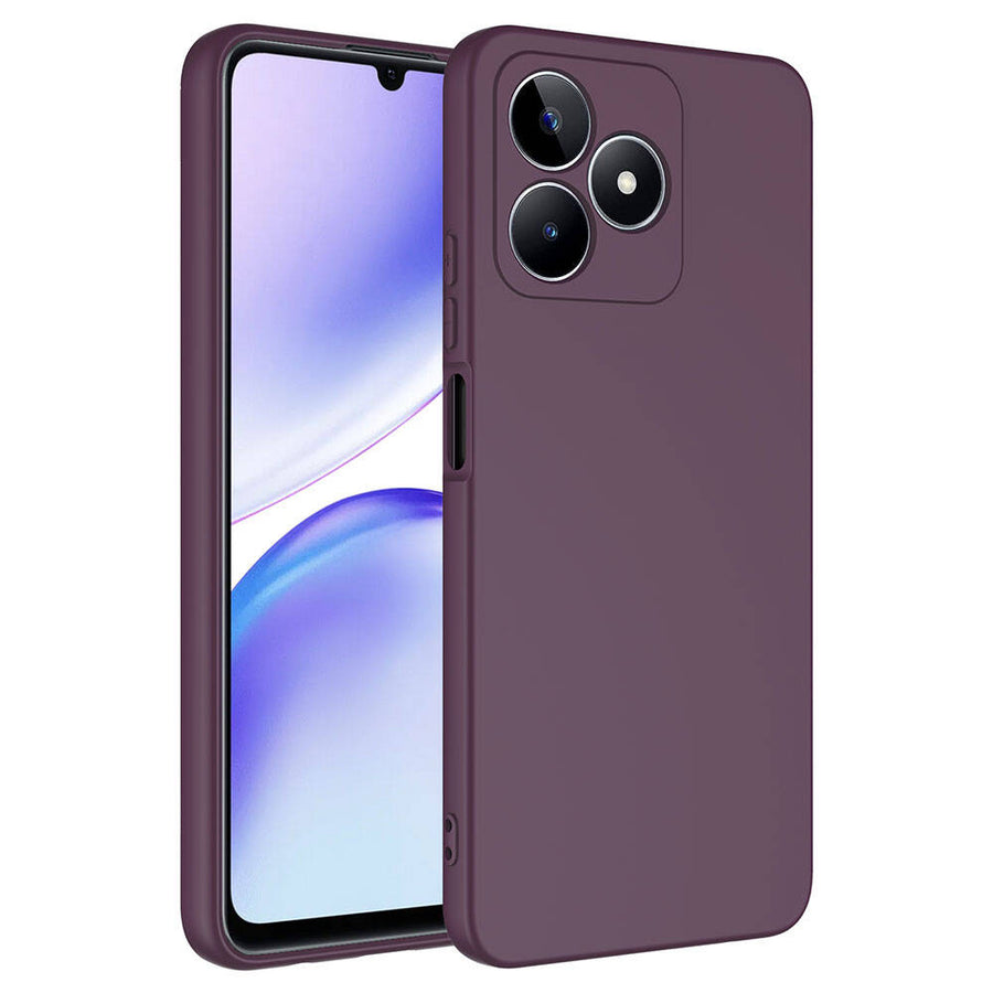 Realme C53 Kılıf Zore Mara Lansman Kılıf - Koyu Mor