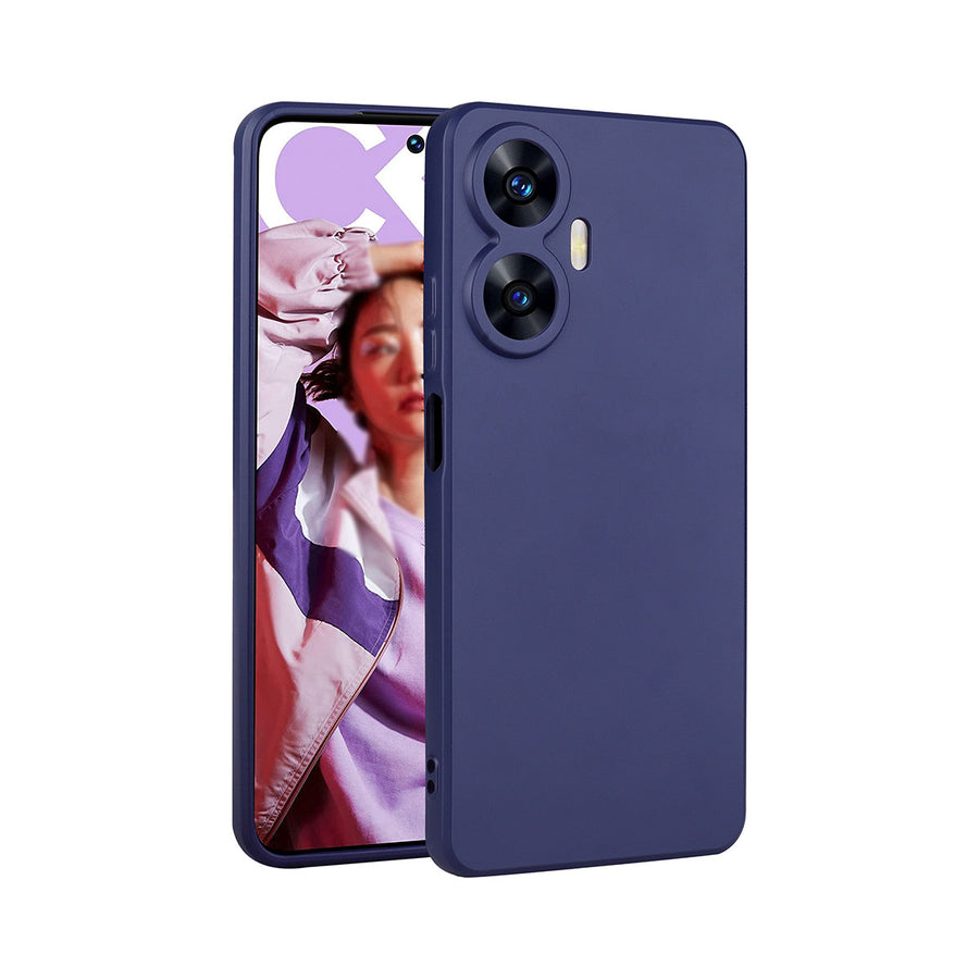 Realme C55 Kılıf Zore Premier Silikon Kılıf - Lacivert