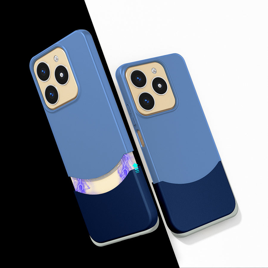 Realme C61 Kılıf Mıknatıslı Zore Duble Kılıf - Lacivert