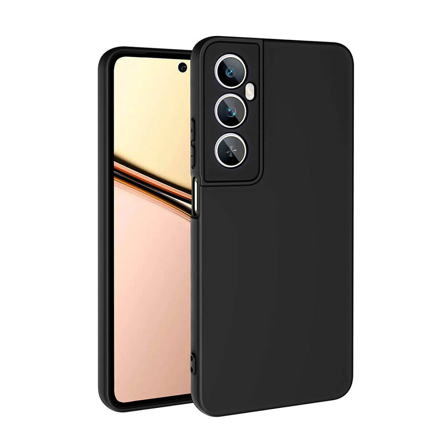 Realme C65 4G Kılıf Zore Mara Lansman Kılıf - Siyah
