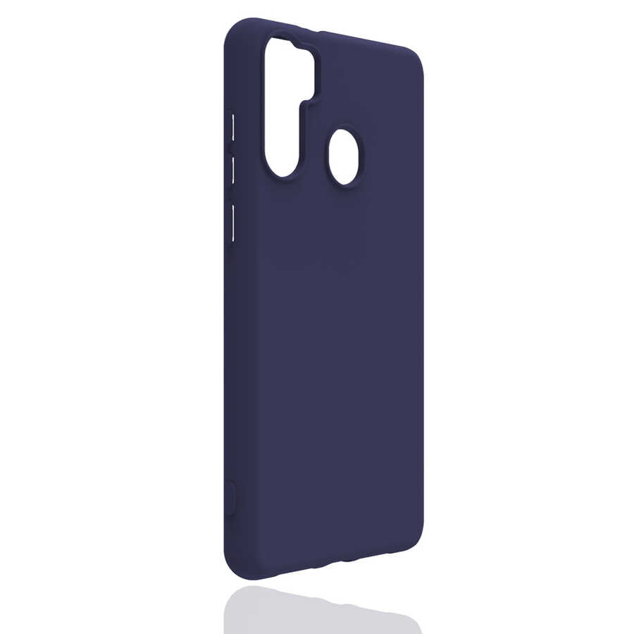 Reeder P13 Blue Max Kılıf Zore Biye Silikon - Lacivert