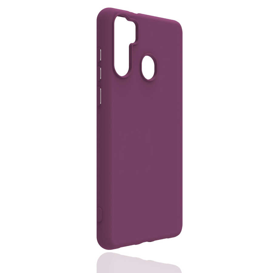 Reeder P13 Blue Max Kılıf Zore Biye Silikon - Mor