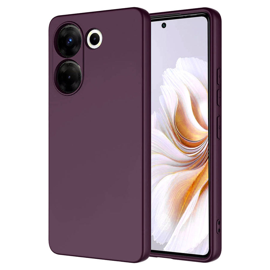 Tecno Camon 20 Pro 4G Kılıf Zore Mara Lansman Kılıf - Koyu Mor