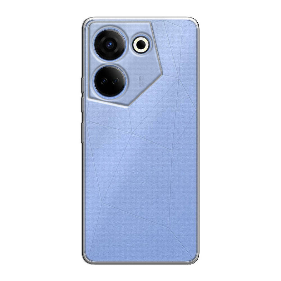 Tecno Camon 20 Pro 4G Kılıf Zore Süper Silikon Kılıf - Renksiz
