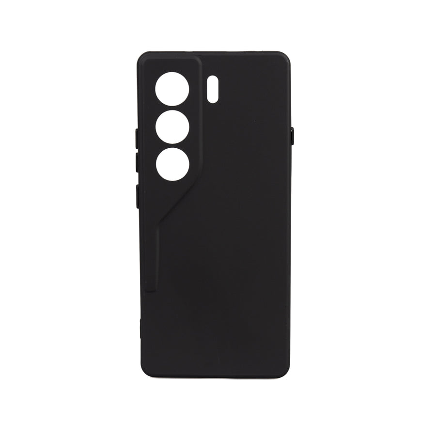 Tecno Camon 40 4G Kılıf Zore Biye Silikon - Siyah