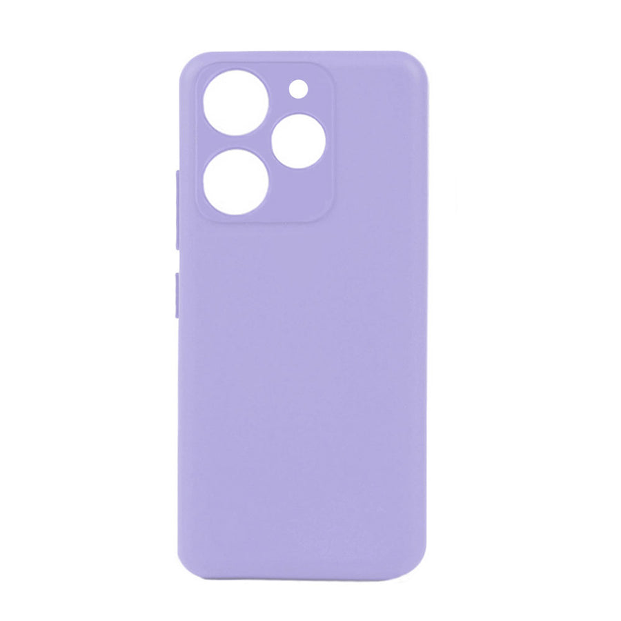 Tecno Spark 10 Pro Kılıf Zore Biye Silikon - Lila