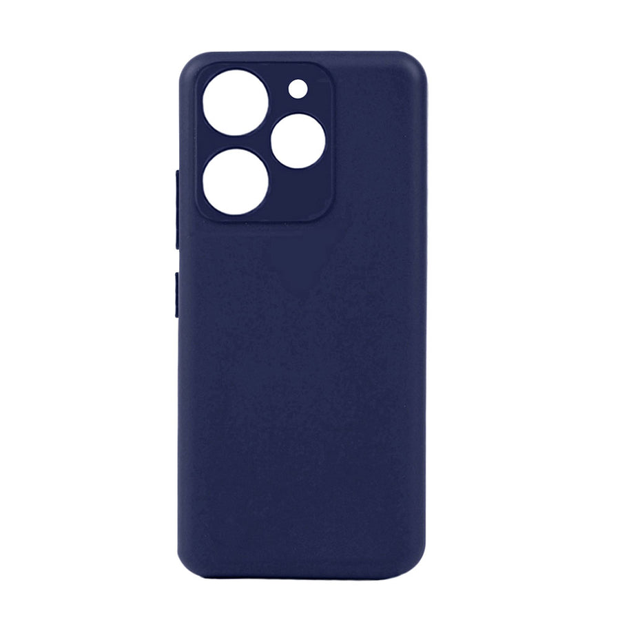 Tecno Spark 10 Pro Kılıf Zore Biye Silikon - Lacivert