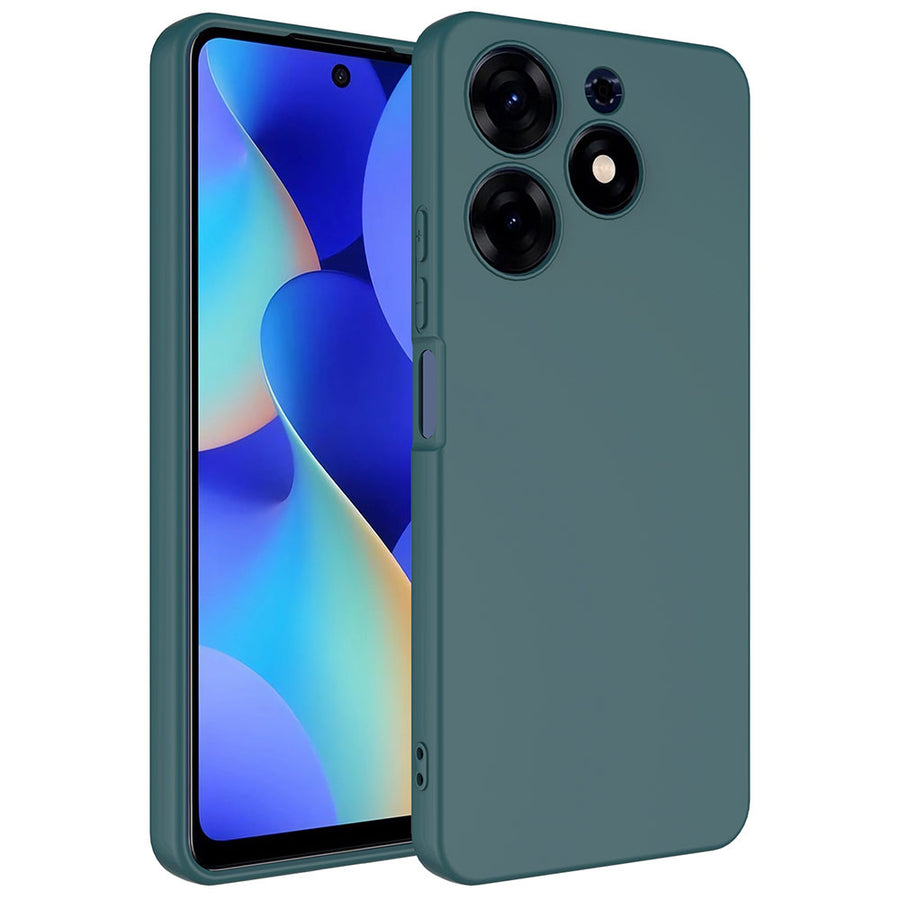 Tecno Spark 10 Pro Kılıf Zore Mara Lansman Kılıf - Koyu Yeşil