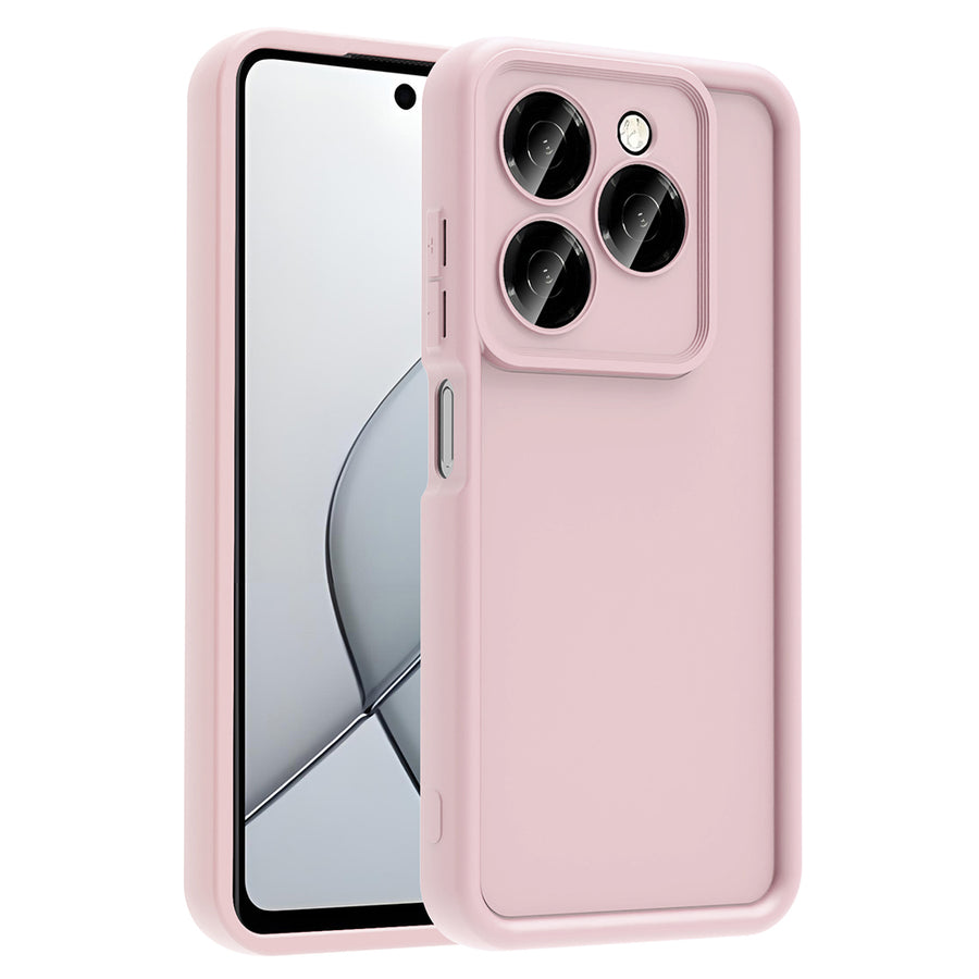 Tecno Spark 20 Pro 5G Kılıf Kamera Korumalı Zore Ananas Kılıf - Pembe