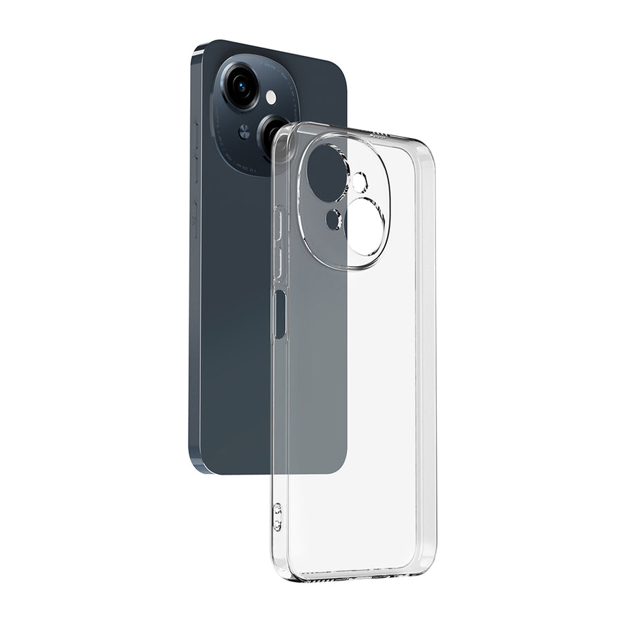 Tecno Spark Go 1 2025 Kılıf Zore Süper Silikon Kılıf - Şeffaf