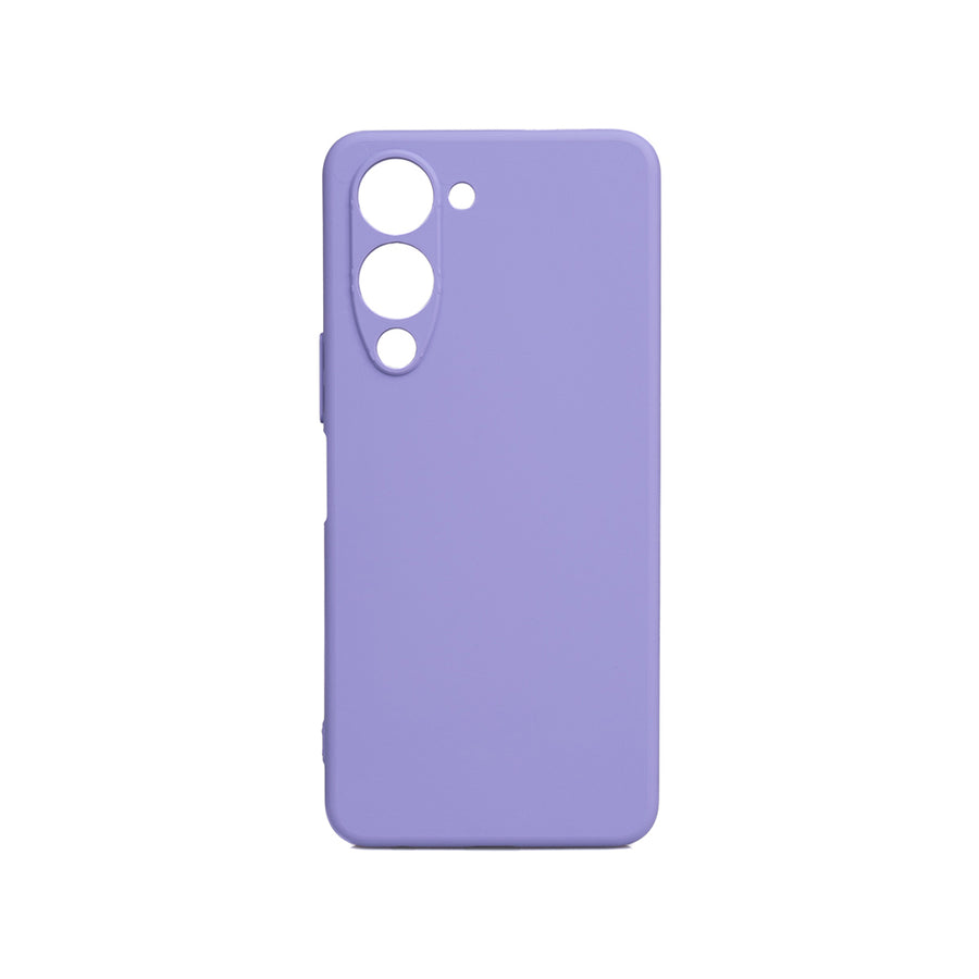 Vivo Y04 Kılıf Zore Biye Silikon - Lila