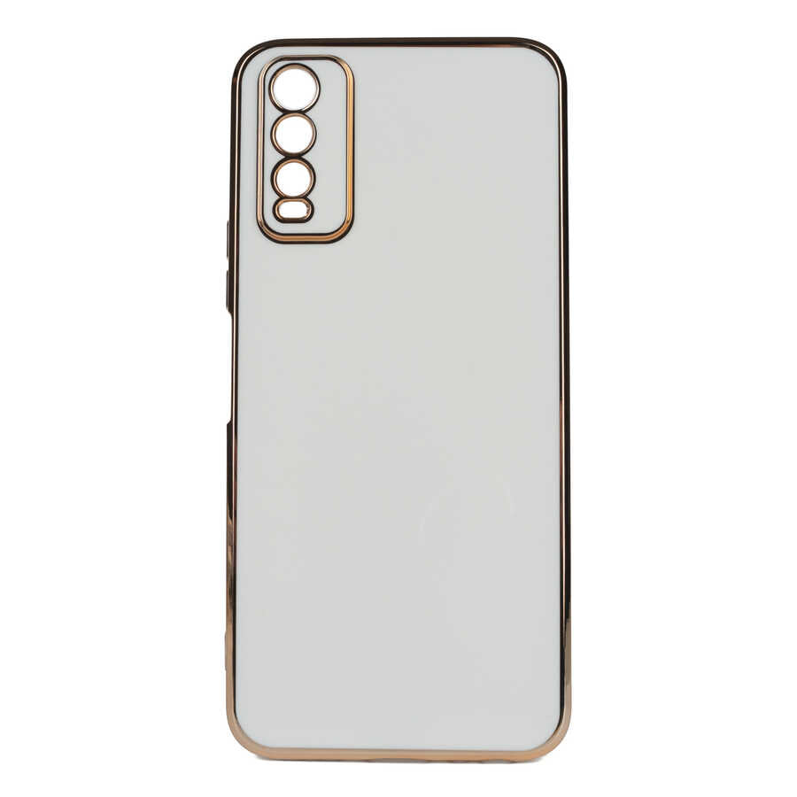 Vivo Y11S Kılıf Zore Bark Kılıf - Beyaz