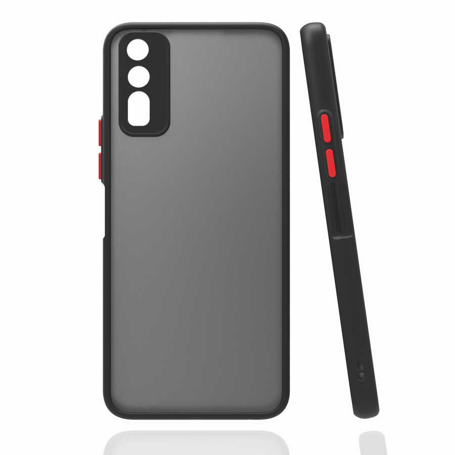 Vivo Y11S Kılıf Zore Hux Kılıf - Siyah