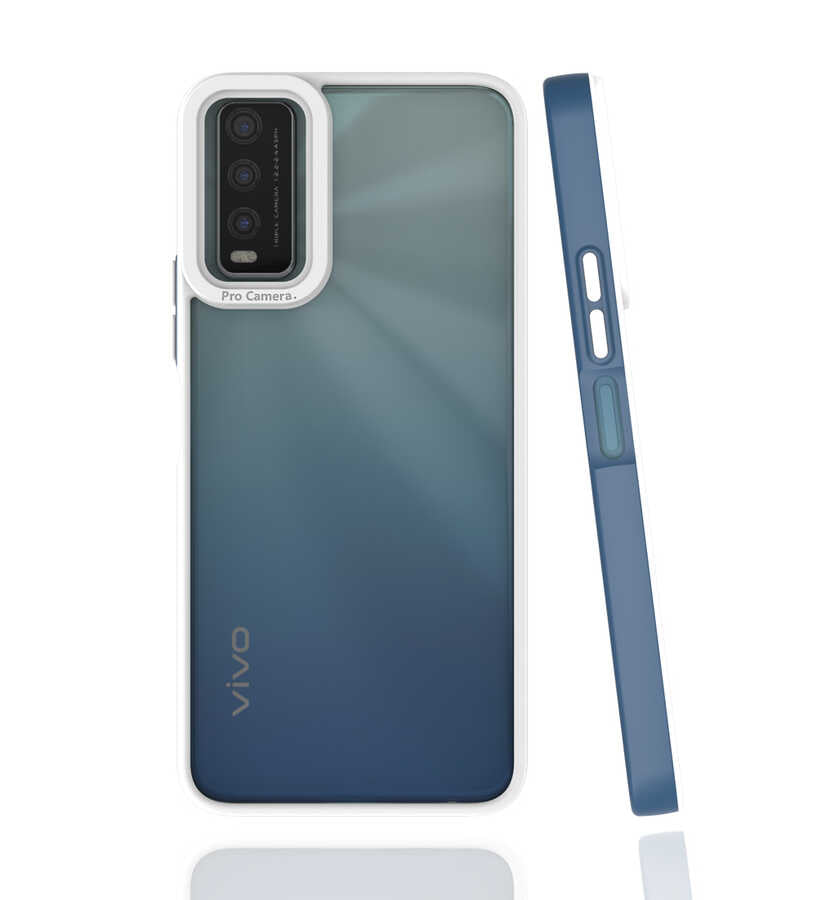 Vivo Y11S Kılıf Zore Mima Kılıf - Lacivert