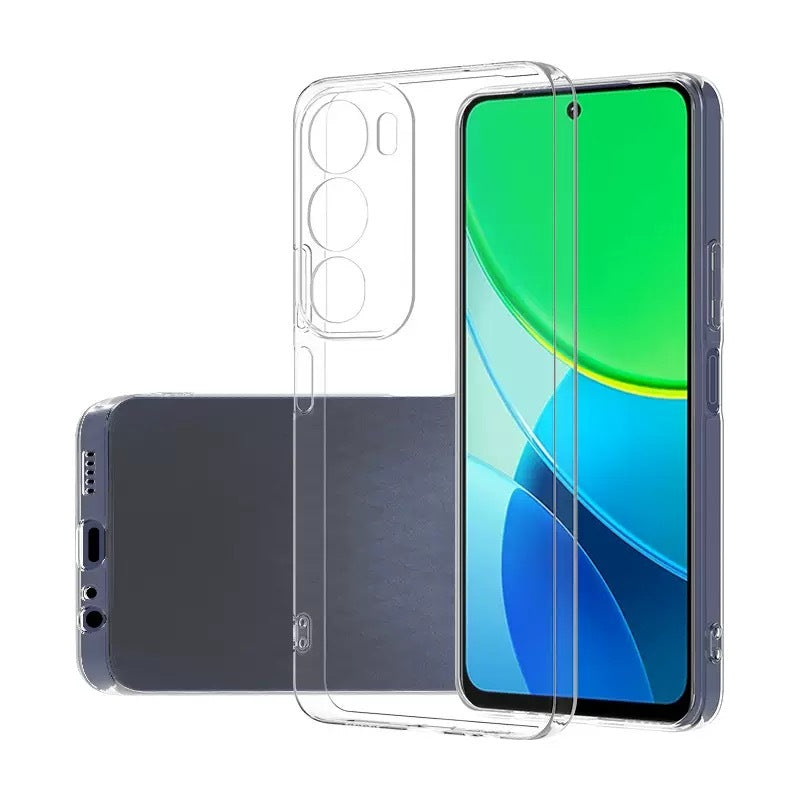 Vivo Y19S Kılıf Zore Süper Silikon Kılıf - Şeffaf