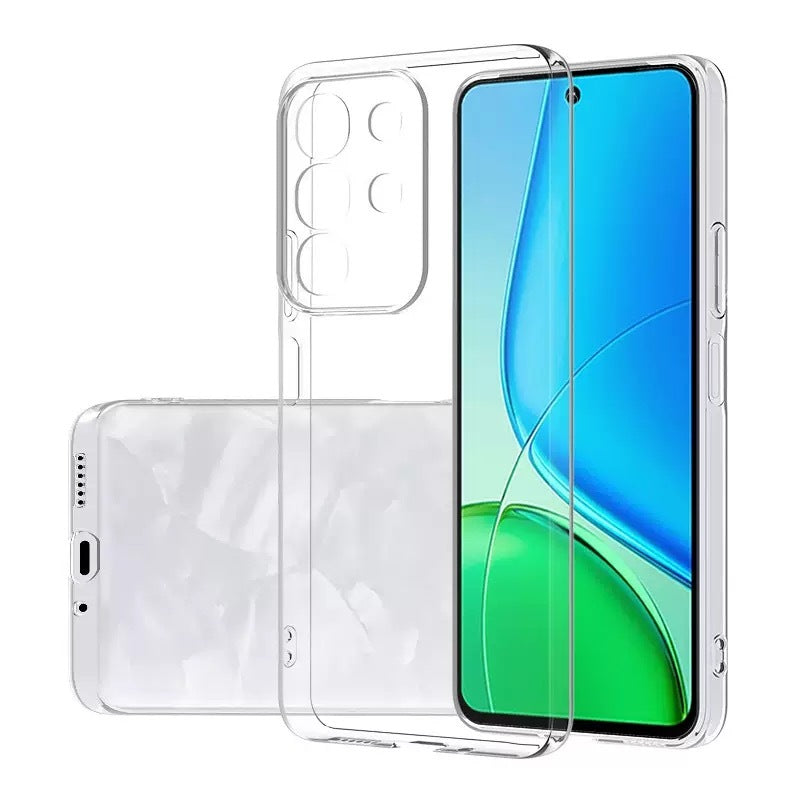 Vivo Y29 4G Kılıf Zore Süper Silikon Kılıf - Şeffaf