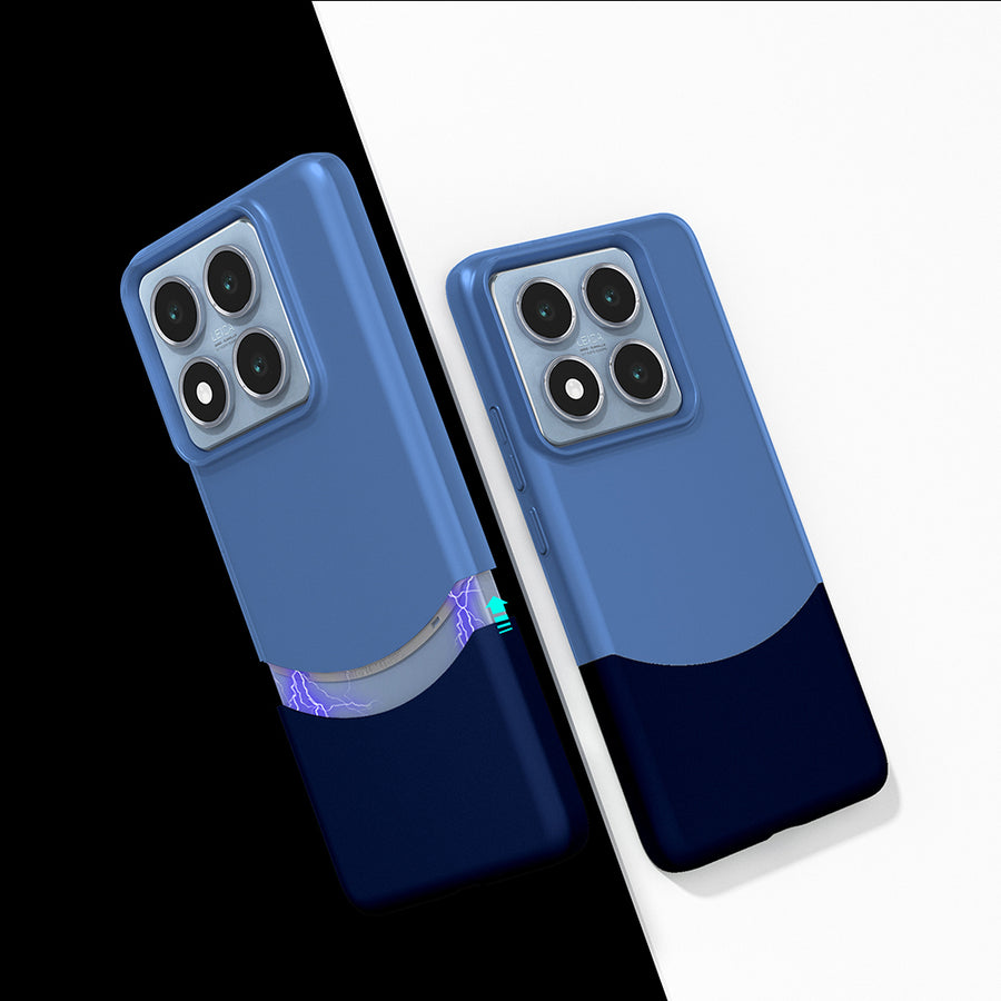 Xiaomi 14T Kılıf Mıknatıslı Zore Duble Kılıf - Lacivert