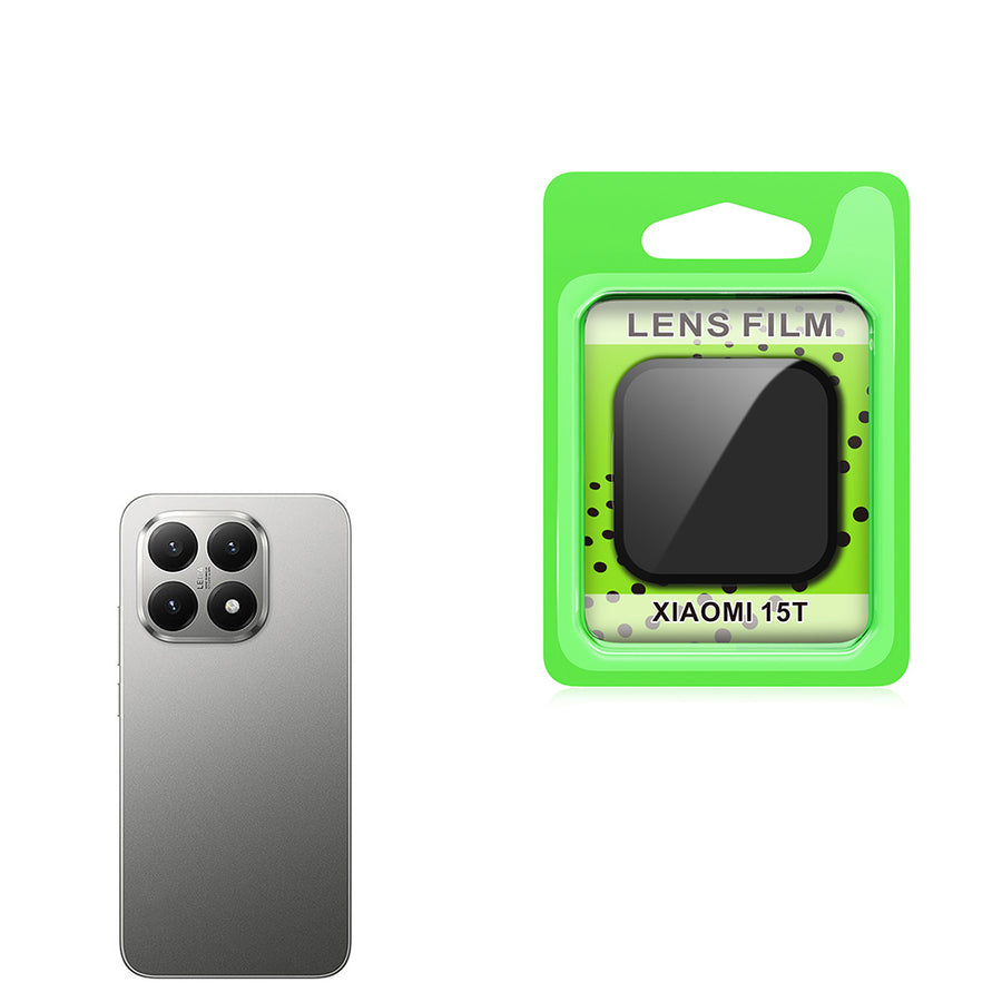 Xiaomi 15T Zore CL-07 Kamera Lens Koruyucu - Siyah