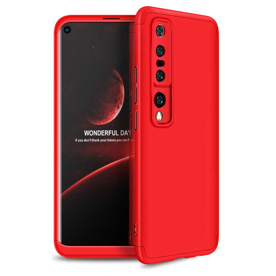 Xiaomi Mi 10 Kılıf Zore Ays Kılıf - Kırmızı
