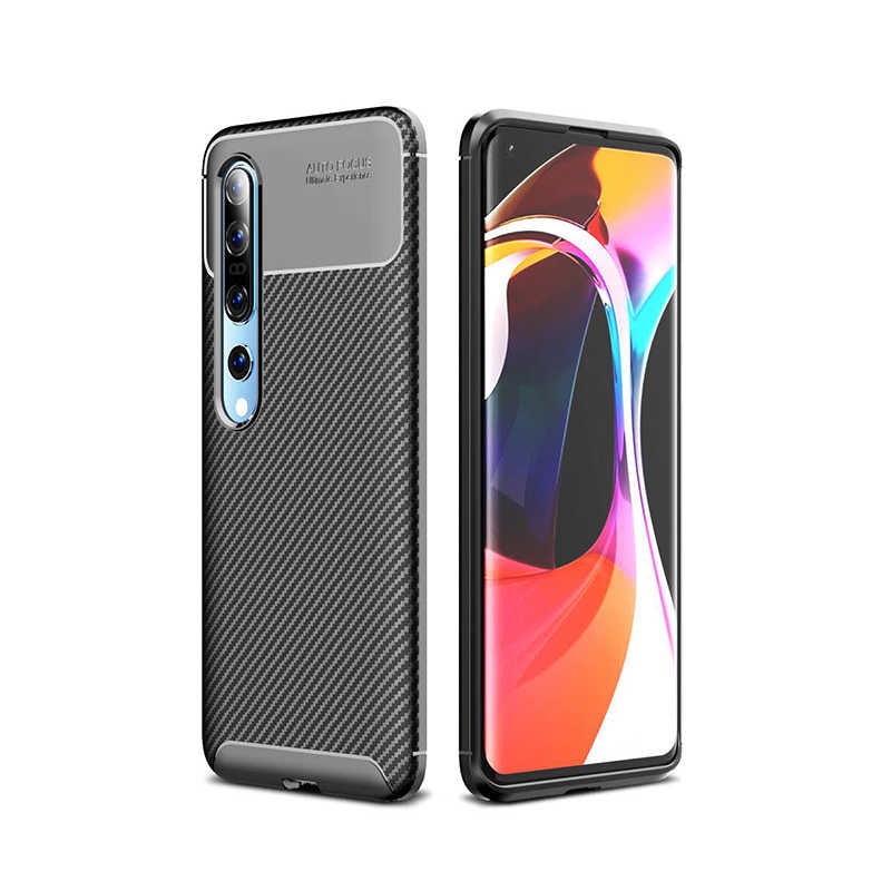 Xiaomi Mi 10 Kılıf Zore Negro Silikon Kılıf - Siyah