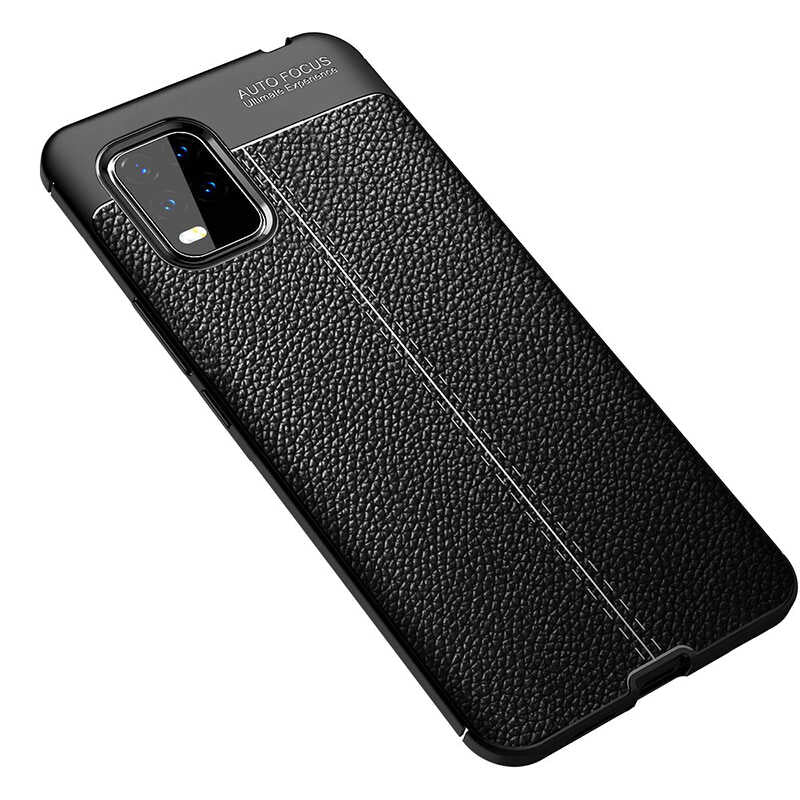 Xiaomi Mi 10 Lite Kılıf Zore Niss Silikon Kılıf - Siyah