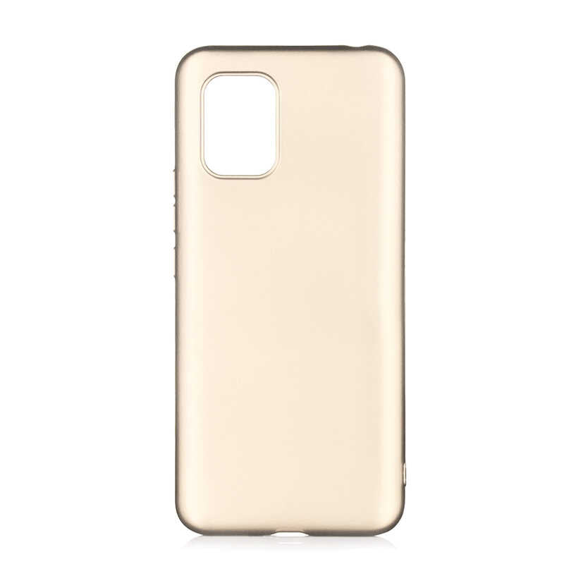 Xiaomi Mi 10 Lite Kılıf Zore Premier Silikon Kılıf - Gold