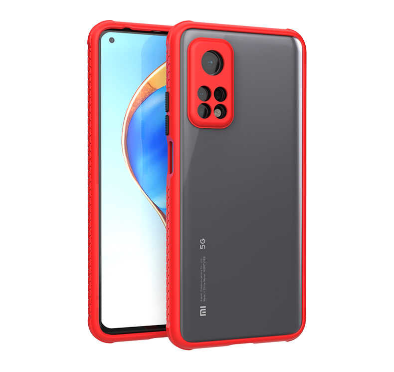 Xiaomi Mi 10T Pro 5G Kılıf Zore Kaff Kılıf - Kırmızı