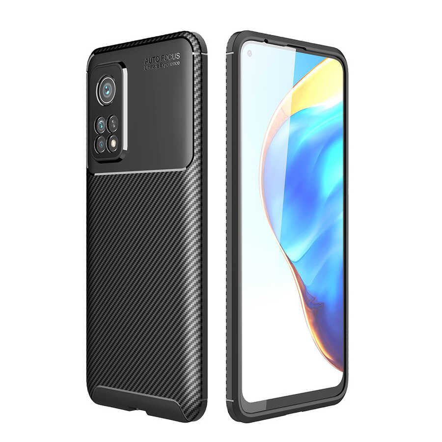 Xiaomi Mi 10T Pro 5G Kılıf Zore Negro Silikon Kılıf - Siyah