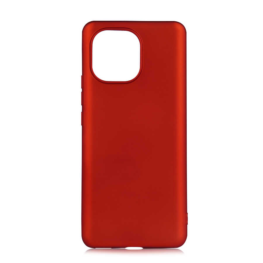 Xiaomi Mi 11 Kılıf Zore Premier Silikon Kılıf - Kırmızı