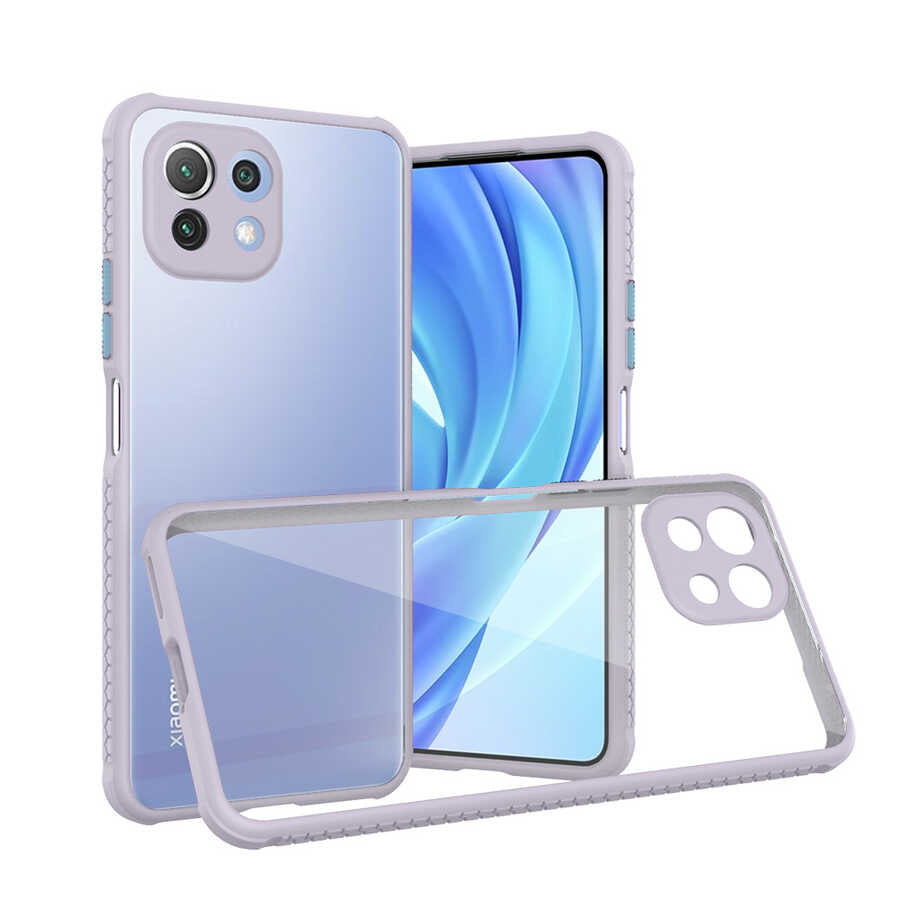 Xiaomi Mi 11 Lite Kılıf Zore Kaff Kılıf - Mor
