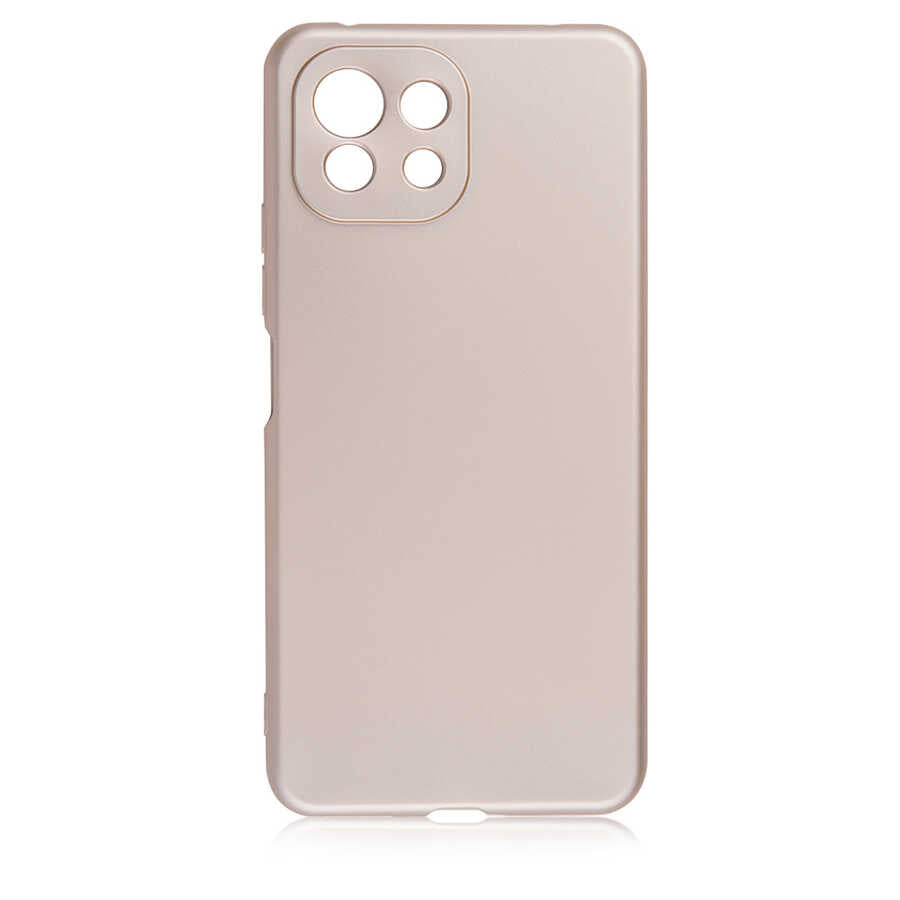 Xiaomi Mi 11 Lite Kılıf Zore Premier Silikon Kılıf - Gold
