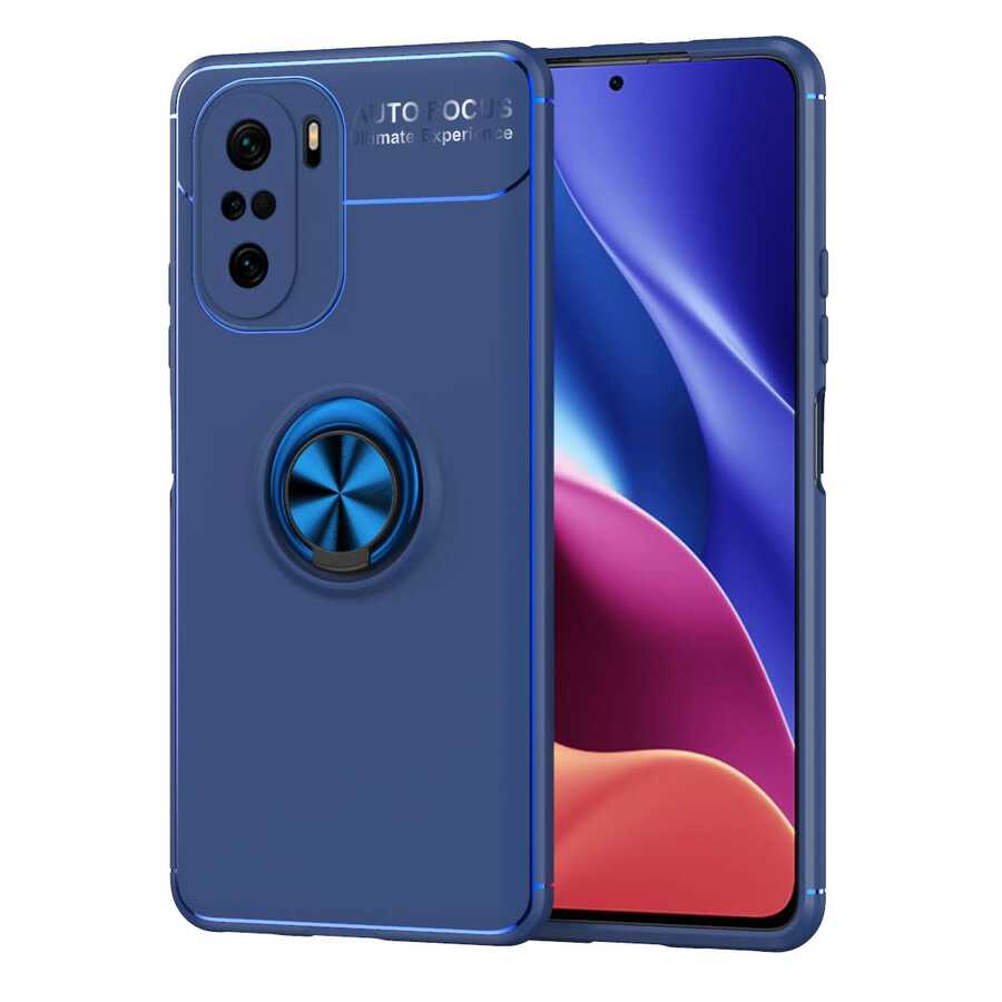 Xiaomi Mi 11İ Kılıf Zore Ravel Silikon Kılıf - Mavi