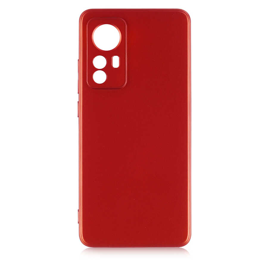 Xiaomi Mi 12 Kılıf Zore Premier Silikon Kılıf - Kırmızı