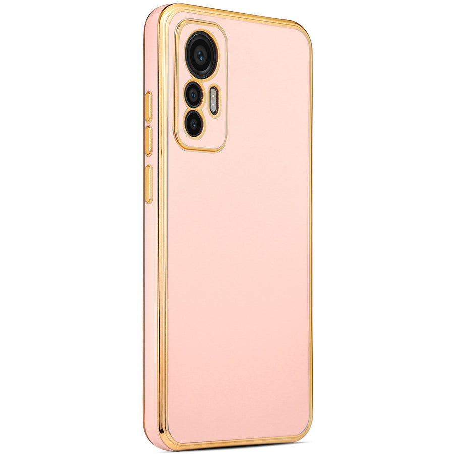 Xiaomi Mi 12 Lite Kılıf Zore Bark Kılıf - Rose Gold