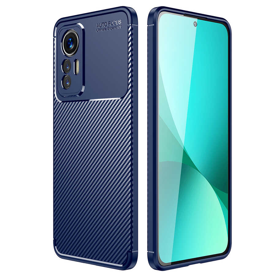 Xiaomi Mi 12 Lite Kılıf Zore Negro Silikon Kılıf - Lacivert
