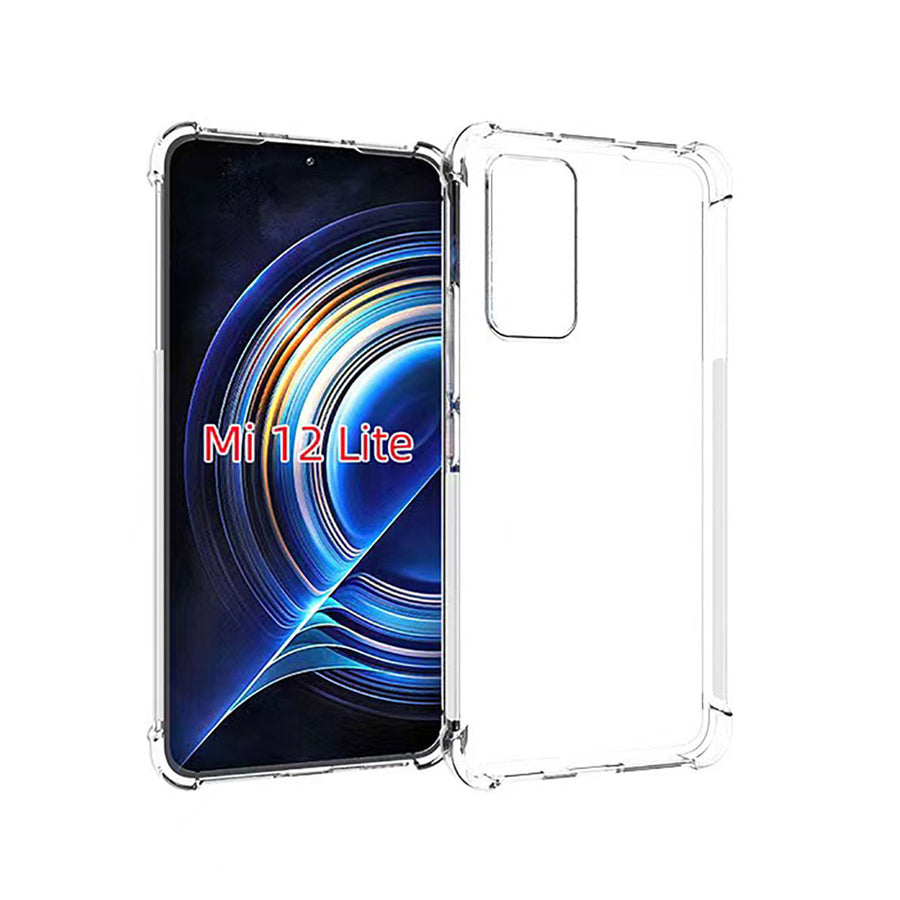 Xiaomi Mi 12 Lite Kılıf Zore Nitro Anti Shock Silikon - Renksiz