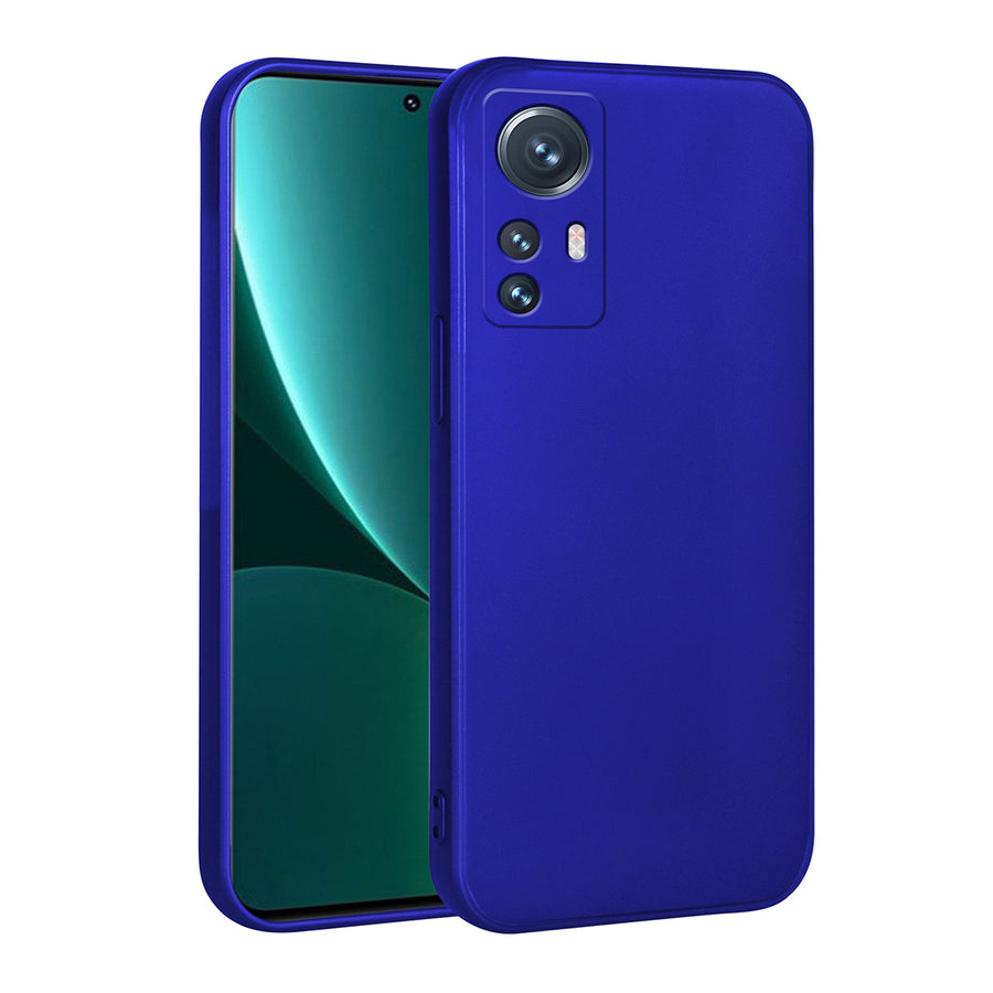 Xiaomi Mi 12 Lite Kılıf Zore Premier Silikon Kılıf - Saks Mavi