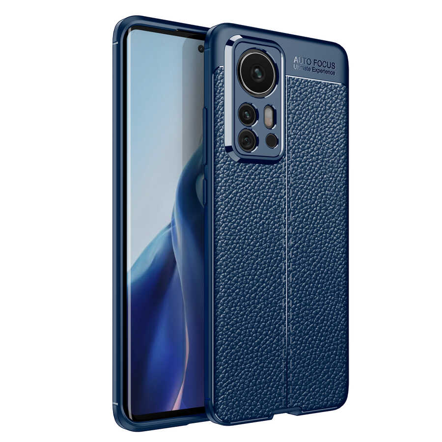 Xiaomi Mi 12 Pro Kılıf Zore Niss Silikon Kılıf - Lacivert