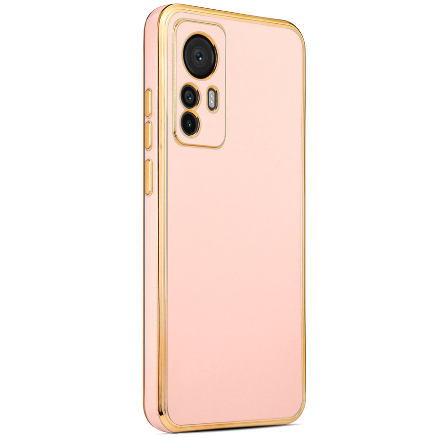 Xiaomi Mi 12T Pro Kılıf Zore Bark Kılıf - Rose Gold