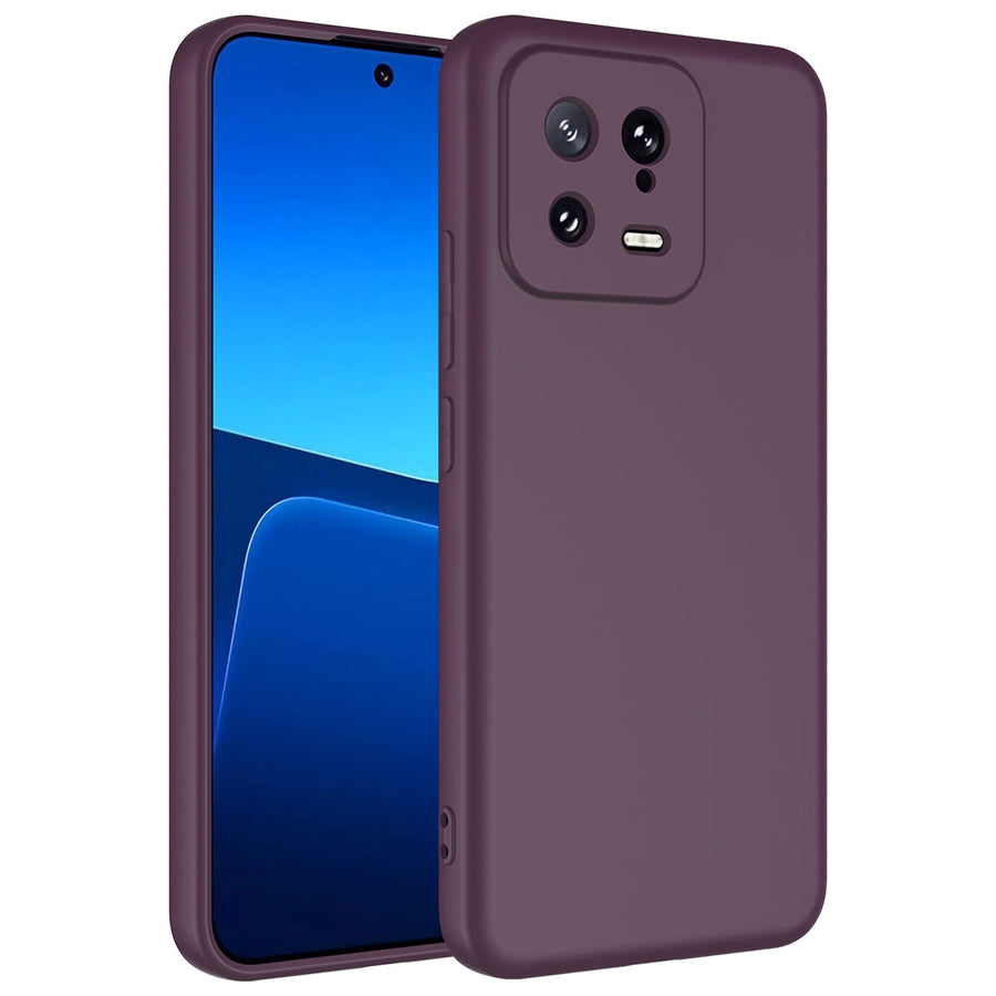 Xiaomi Mi 13 Kılıf Zore Mara Lansman Kılıf - Koyu Mor