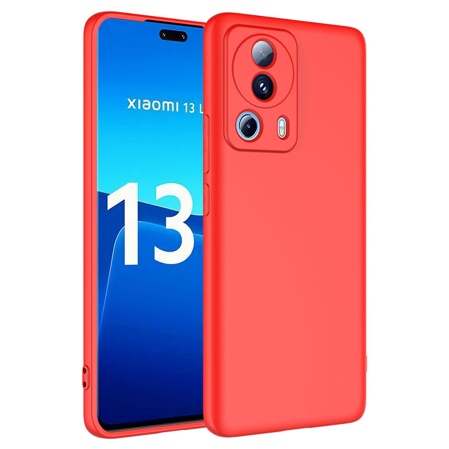 Xiaomi Mi 13 Lite Kılıf Zore Mara Lansman Kılıf - Kırmızı