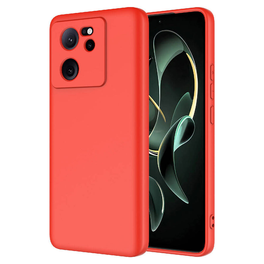 Xiaomi Mi 13T Kılıf Zore Mara Lansman Kılıf - Kırmızı