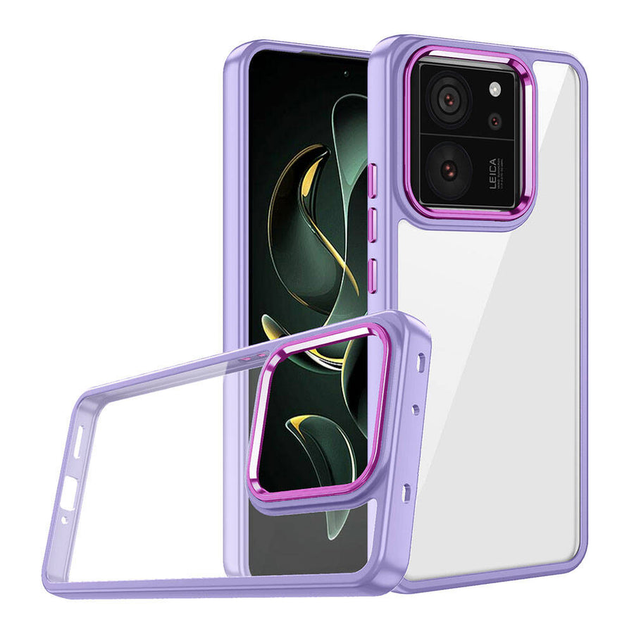 Xiaomi Mi 13T Pro Kılıf Zore Flora Kılıf - Lila